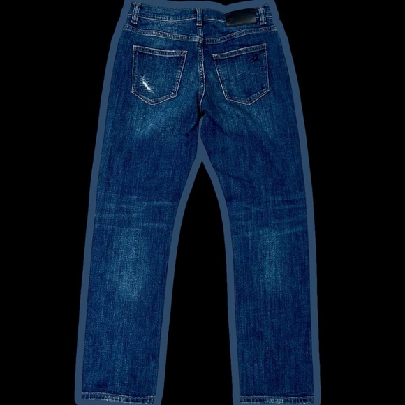 DL1961 Boys ‘Brady’ Slim Fit Distressed Jeans in “Playhouse” Size 12 - Picture 10 of 16